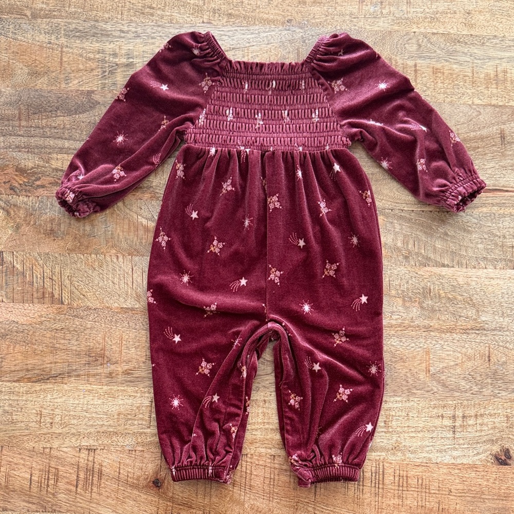 Velvety Maroon Jumpsuit